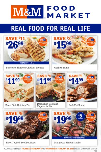 M&M Food Market (Atlantic & West) Flyer February 17 to 23