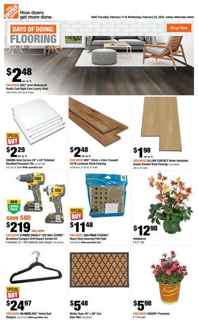 Home Depot (BC) Flyer February 17 to 23