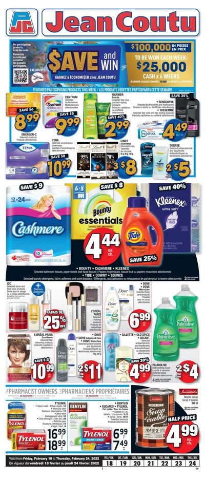 Jean Coutu (NB) Flyer February 18 to 24