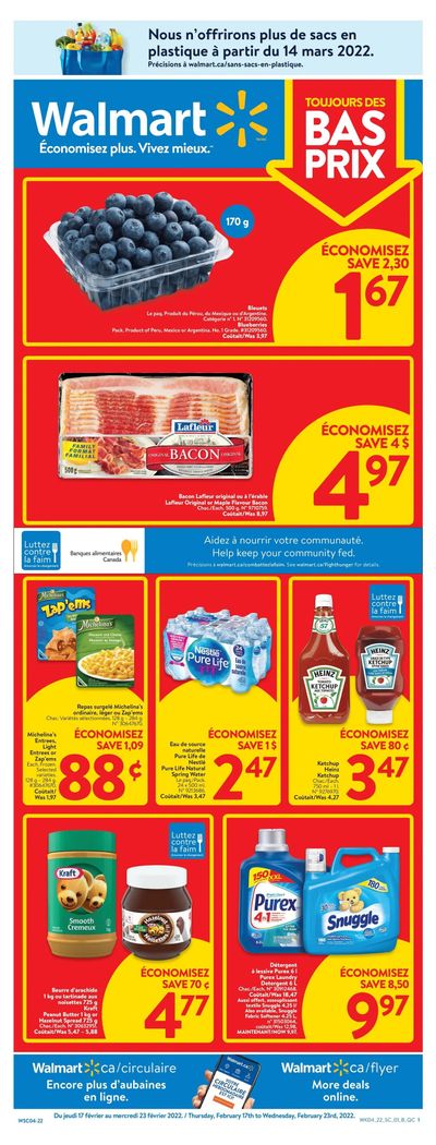 Walmart (QC) Flyer February 17 to 23