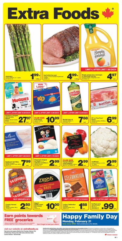Extra Foods Flyer February 17 to 23