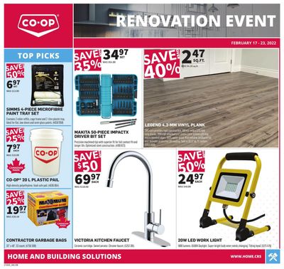 Co-op (West) Home Centre Flyer February 17 to 23