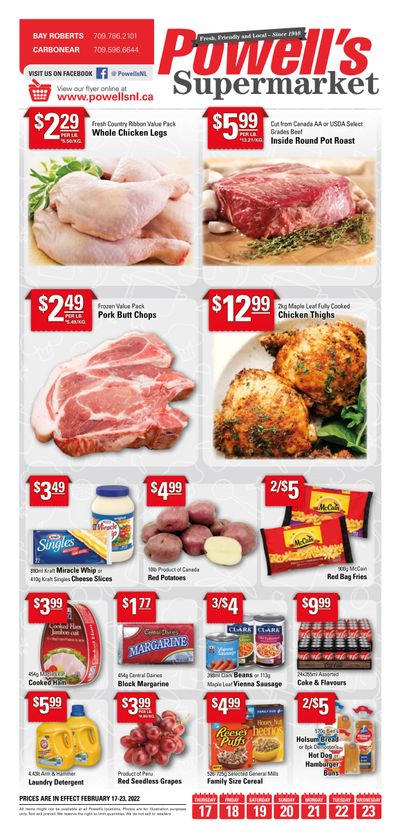 Powell's Supermarket Flyer February 17 to 23