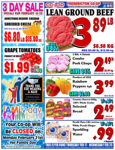 Fredericton Co-op Flyer February 17 to 23