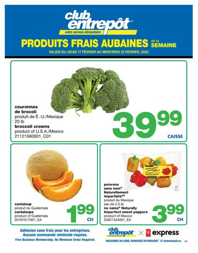 Wholesale Club (QC) Fresh Deals of the Week Flyer February 17 to 23