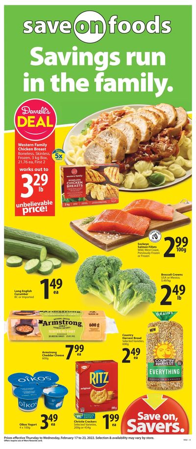 Save on Foods (BC) Flyer February 17 to 23