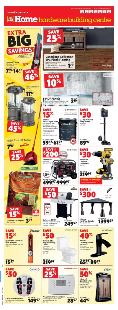 Home Hardware Building Centre (ON) Flyer February 17 to 23