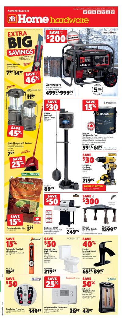 Home Hardware (ON) Flyer February 17 to 23