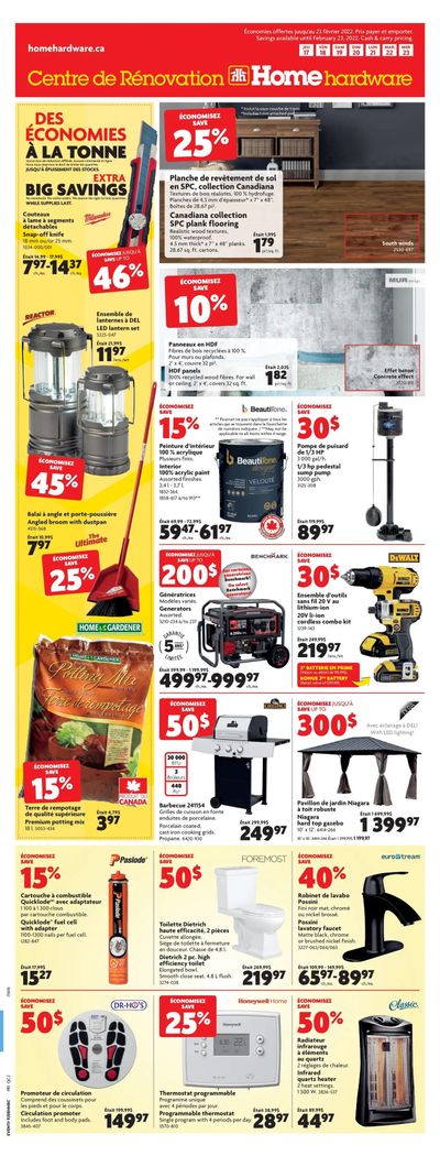 Home Hardware Building Centre (QC) Flyer February 17 to 23