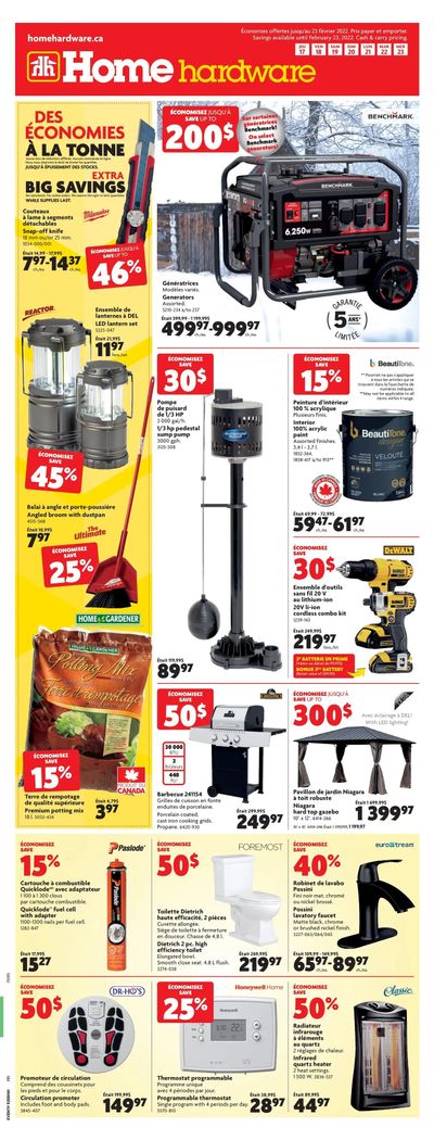 Home Hardware (QC) Flyer February 17 to 23