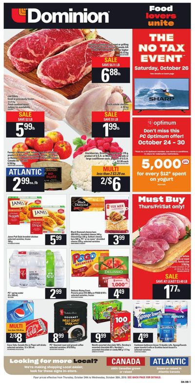 Dominion Flyer October 24 to 30