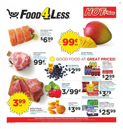 Food 4 Less (CA) Weekly Ad Flyer February 17 to February 24