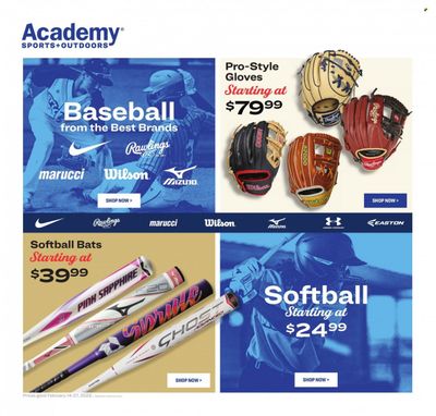 Academy Sports (AL, AR, GA, LA, MO, NC, SC, TN, TX) Weekly Ad Flyer February 17 to February 24