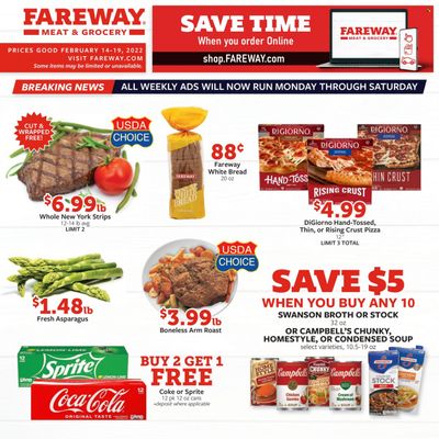 Fareway (IA) Weekly Ad Flyer February 17 to February 24 Fareway (IA) Weekly Ad Flyer February 17 to February 24