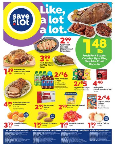 Save a Lot Weekly Ad Flyer February 17 to February 24