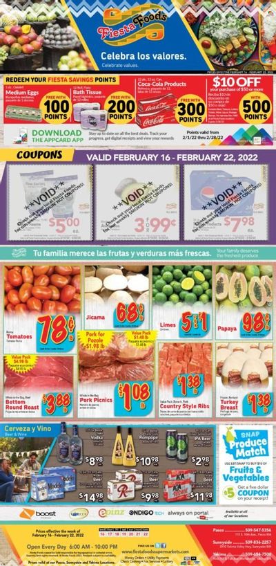 Fiesta Foods SuperMarkets (WA) Weekly Ad Flyer February 17 to February 24