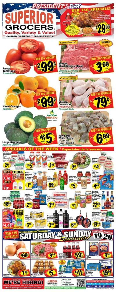 Superior Grocers (CA) Weekly Ad Flyer February 17 to February 24