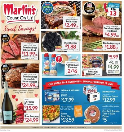 Martin’s (IN, MI) Weekly Ad Flyer February 17 to February 24