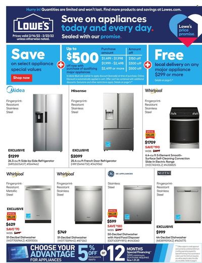 Lowe's Weekly Ad Flyer February 17 to February 24