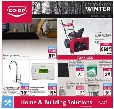 Co-op (West) Home Centre Flyer October 24 to 30