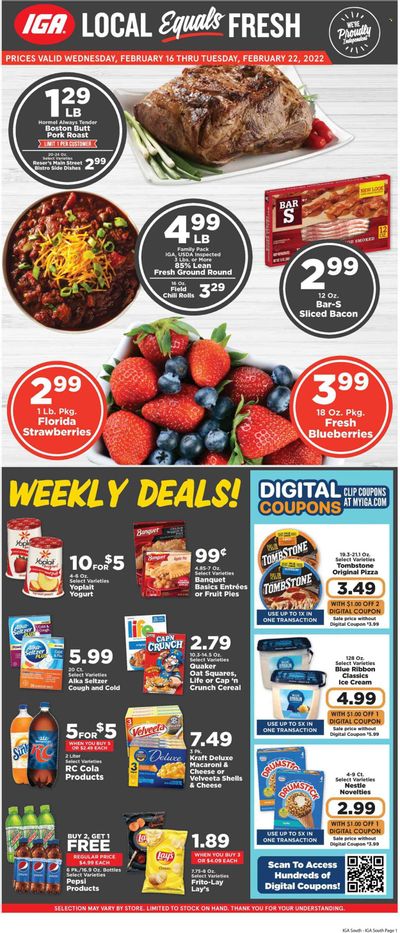 IGA Weekly Ad Flyer February 17 to February 24