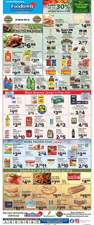 Foodtown (NJ, NY, PA) Weekly Ad Flyer February 17 to February 24