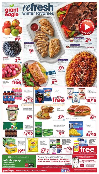 Giant Eagle (OH, PA) Weekly Ad Flyer February 17 to February 24