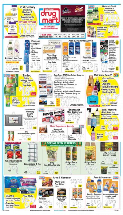 Discount Drug Mart (OH) Weekly Ad Flyer February 17 to February 24