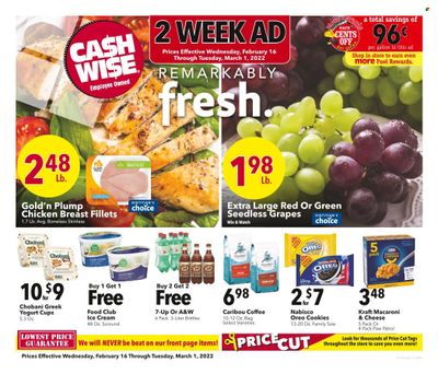 Cash Wise (MN, ND) Weekly Ad Flyer February 17 to February 24