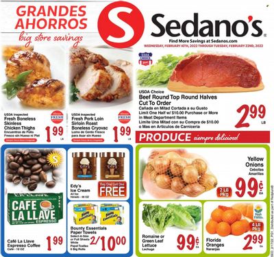 Sedano's (FL) Weekly Ad Flyer February 17 to February 24
