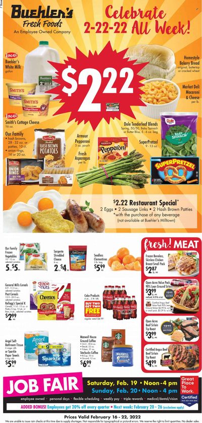 Buehler's (OH) Weekly Ad Flyer February 17 to February 24