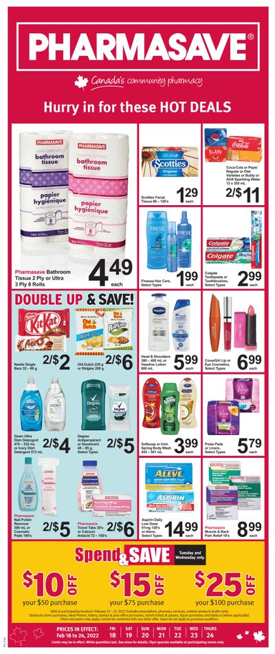 Pharmasave (ON) Flyer February 18 to 24