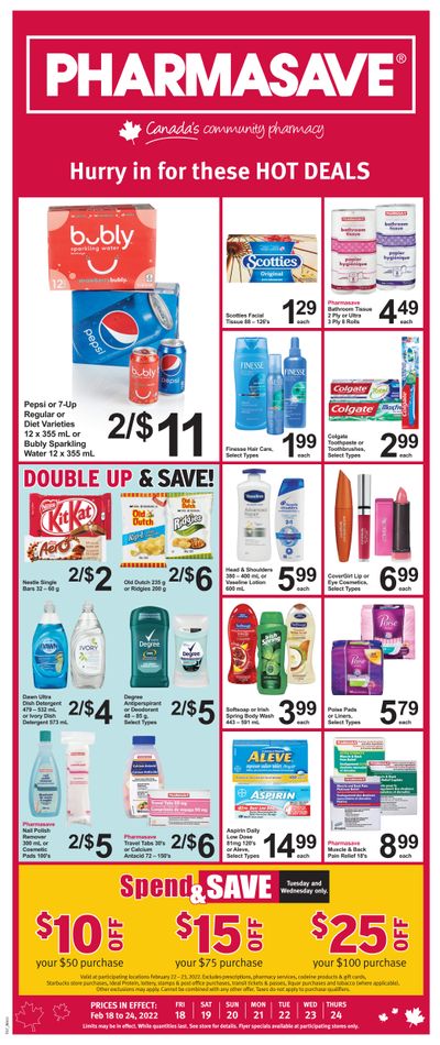 Pharmasave (West) Flyer February 18 to 24