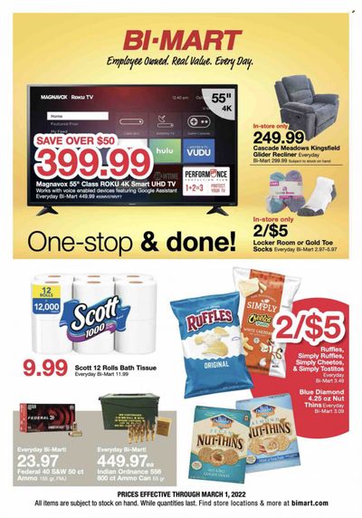 Bi-Mart (ID, OR, WA) Weekly Ad Flyer February 17 to February 24