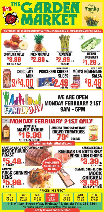 The Garden Market Flyer February 18 to 24