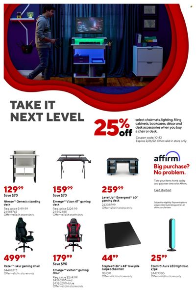 Staples Weekly Ad Flyer February 17 to February 24
