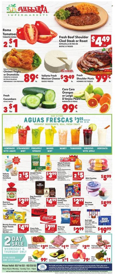 Vallarta (CA) Weekly Ad Flyer February 17 to February 24