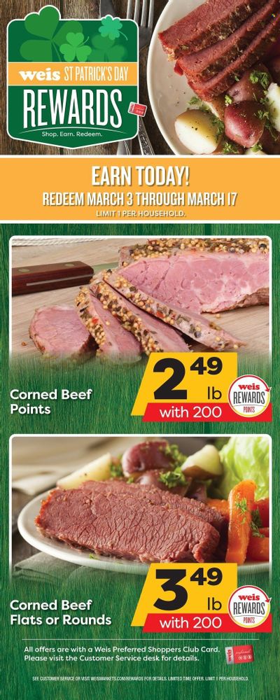 Weis (MD, NY, PA) Weekly Ad Flyer February 17 to February 24