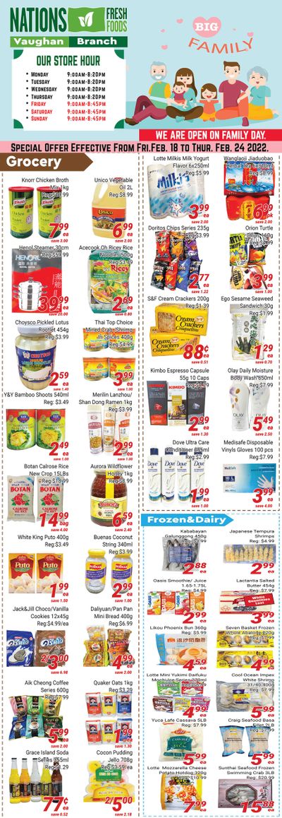 Nations Fresh Foods (Vaughan) Flyer February 18 to 24