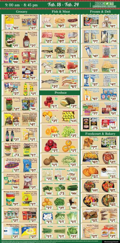 Nations Fresh Foods (Mississauga) Flyer February 18 to 24