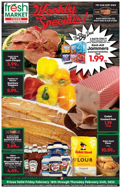Fresh Market Foods Flyer February 18 to 24