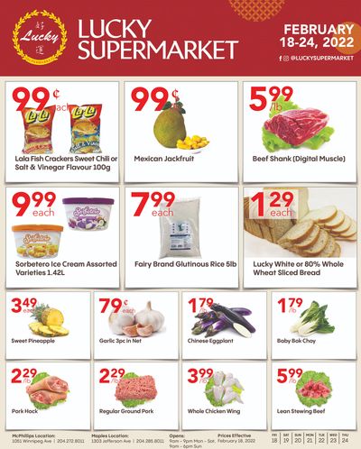 Lucky Supermarket (Winnipeg) Flyer February 18 to 24