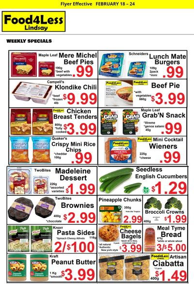 Food 4 Less Flyer February 18 to 24