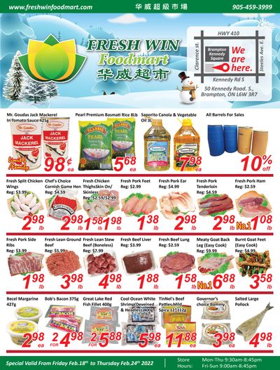 Fresh Win Foodmart Flyer February 18 to 24