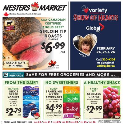 Nesters Market Flyer February 20 to 26