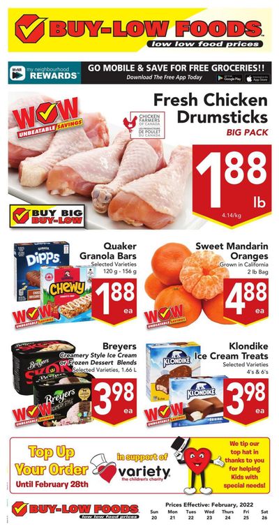 Buy-Low Foods Flyer February 20 to 26