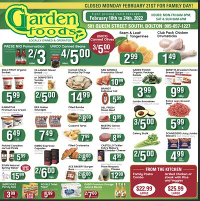 Garden Foods Flyer February 18 to 24