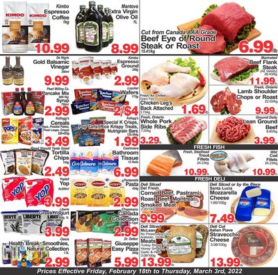 Greco's Fresh Market Flyer February 18 to March 3