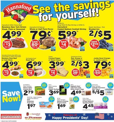 Hannaford (MA) Weekly Ad Flyer February 18 to February 25
