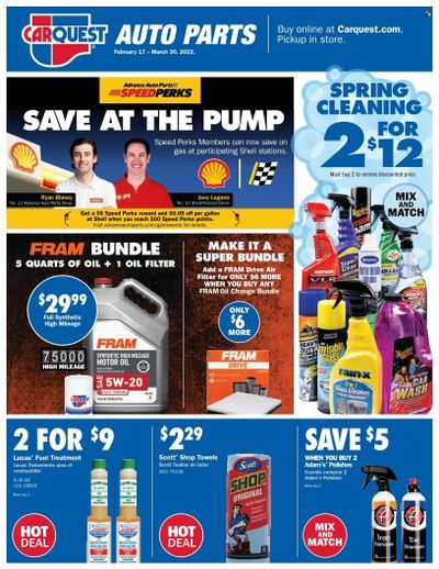 Carquest Weekly Ad Flyer February 18 to February 25
